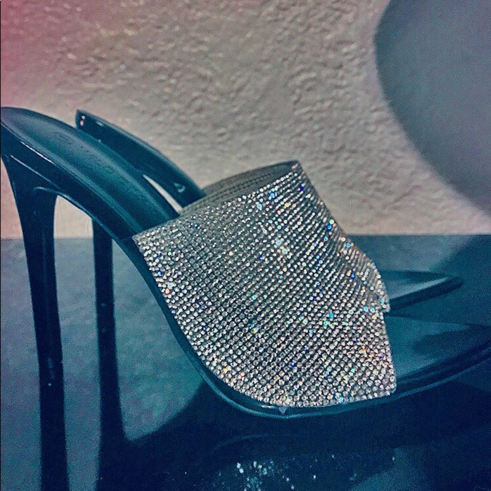Glamorous Rhinestone Heels - Picture 3 of 8